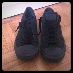 Converse all black US 8